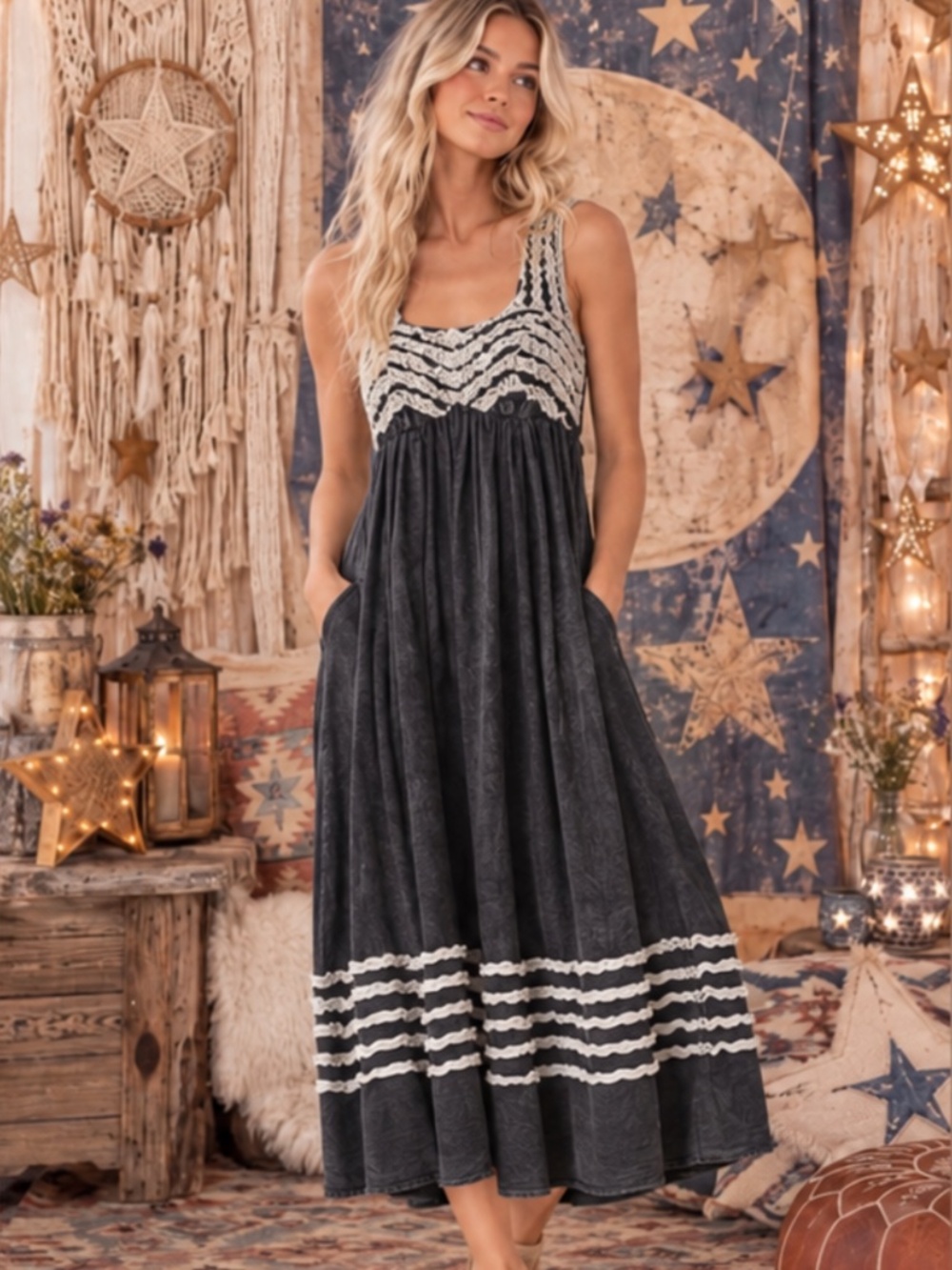 ❤️ OLI AND HALI “ DEE ” OLI & HALI DRESS WITH BUST DETAIL AND TIE BACK 94